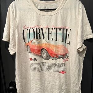 Hybrid Apparel Cream Graphic Tee